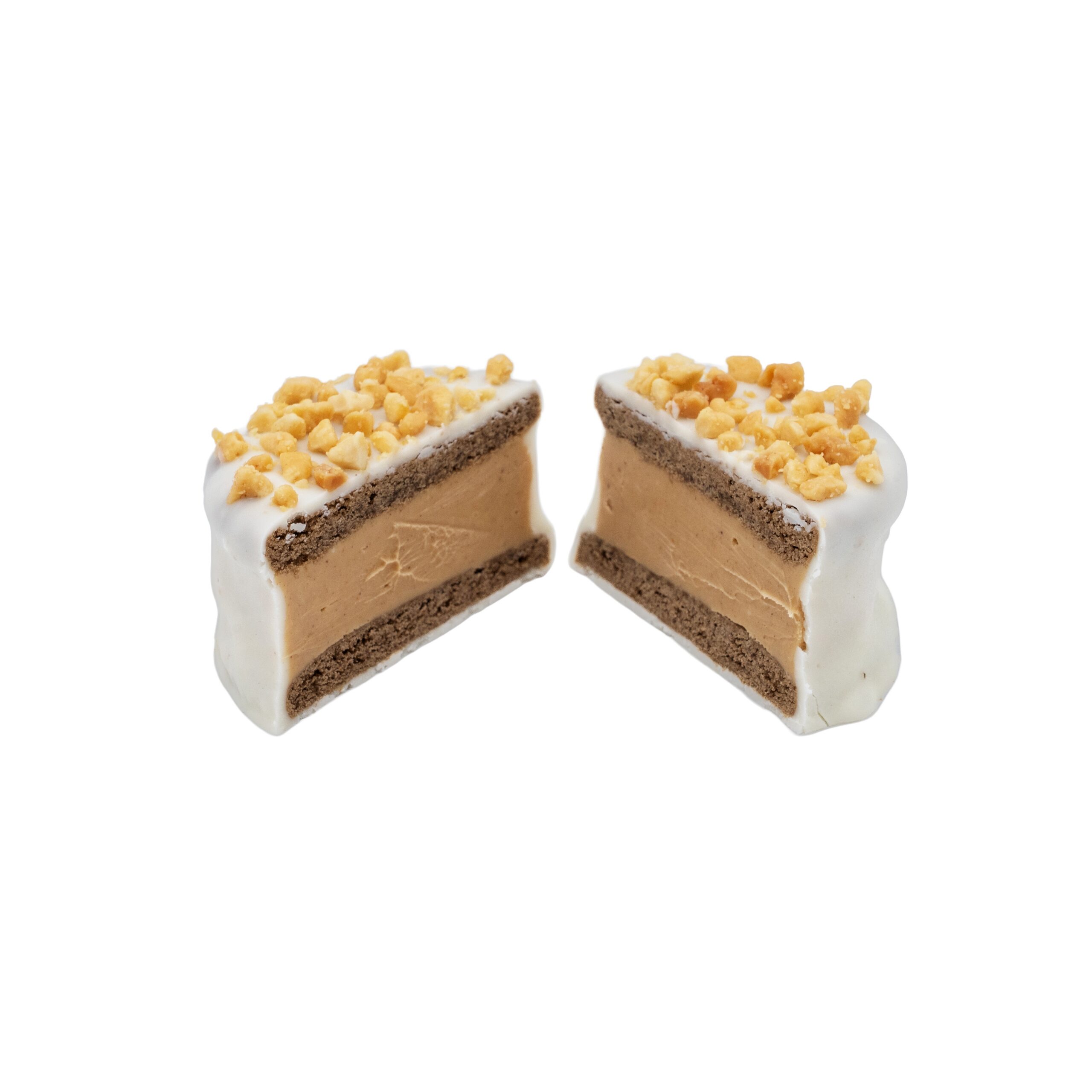 creamy peanut ganache