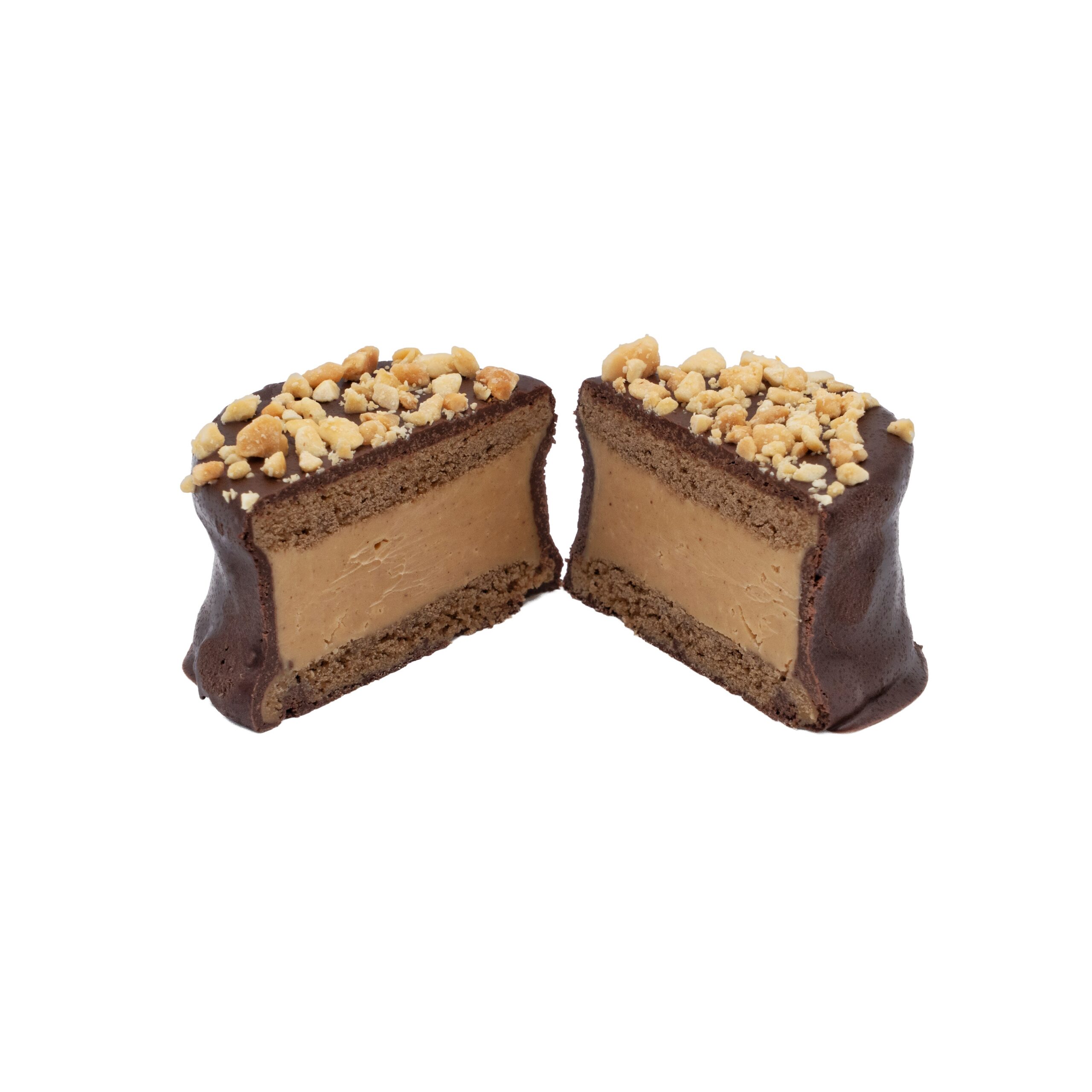 creamy peanut ganache