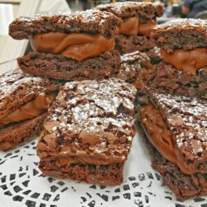 dulce de leche brownie